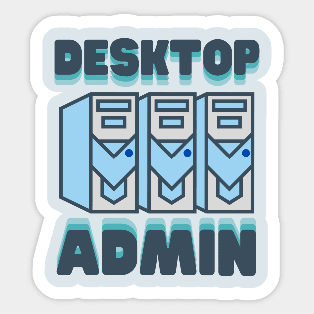 Desktop Administrator Sticker by Fish Fish Designs